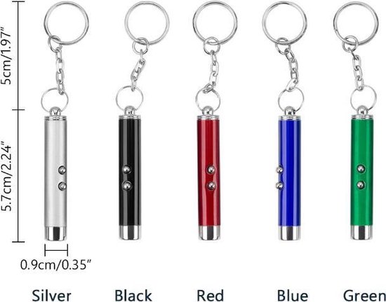 Tous les moins chers pointeur laser porte-clés (rouge) et lampe de poche -  bleu avec... | bol