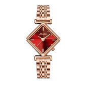 Longbo - Meibin - Dames Horloge - Rosé/Rood - 26mm