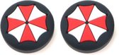 FSW-Products - Thumb grips - 1 Paar = 2 Stuks - Nintendo Switch & Lite - Joystick/Controller Grips - Joy-Con Thumbsticks - Thumbgrips - Switch grips - Zwart / Rood