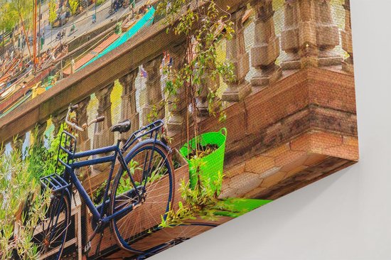 Artaza Peinture sur Toile Vieux Port Coloré à Rotterdam - 80x120 - Groot - Photo sur Toile - Impression sur Toile