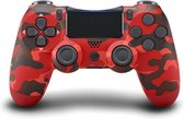 DualShock 4 Draadloze Controller voor PlayStation, Bluetooth PS4-gamepad Camouflage Rood