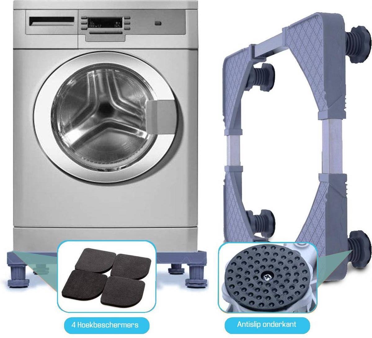 Wasmachine verhoger - Inclusief 4 Dempers - Verstelbaar - Maximaal 300 kg |  bol.com