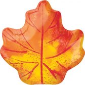 folieballon Fall Maple Leaf 40 x 53 cm oranje