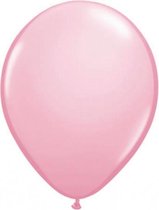 ballonnen 13 cm latex lichtroze 100 stuks