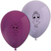 ballonnen 8 stuks paars