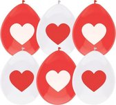 Ballonnen Hart 6 stuks