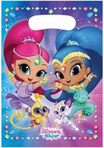 uitdeelzakjes Shimmer en Shine 16 cm 8 stuks