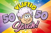 deurbord Sarah dames 58 cm paars