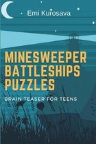 Battleship Puzzle Book- Minesweeper Battleships Puzzles
