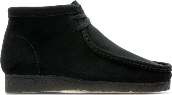 Clarks - Heren schoenen - Wallabee Boot - G - black suede - maat 10,5