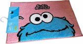 Badmat Sesamstraat - Roze - met Koekie Monster Cookie Monster