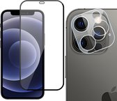 Screenprotector geschikt voor iPhone 13 Pro Max - Full Screenprotector met Camera Screen Protector