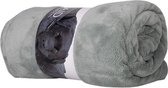 Lex & Max Fleece plaid - 130x180cm - Mintgroen
