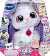VTech Ruby Mijn Glittertattoo Kitten - Interactief Speelgoed - Knuffelkat - 3 tot 8 Jaar