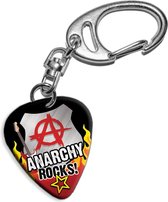 Plectrum sleutelhanger Anarchy Rocks!