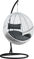 Cirtin® Hangstoel Voor Binnen en Buiten - Hangstoel Met Standaard - Hangstoel Cocoon - Egg Chair- Hammock - Relax stoel met Kussens - Hangstoel Swing - Ijzersterk Ontwerp