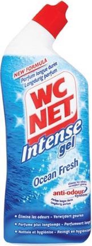 Foto: Wc net toiletreiniger intense gel ocean fresh 750ml