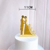 Akyol - Bruiloft Taarttopper - Bruiloft - Trouwen - Huwelijk - Cadeau voor bruiloft - Cadeau voor trouwen