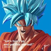 Super Saiyan Blue Goku Pop Art - dragon ball