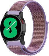 Strap-it Samsung Galaxy Watch 4 - 40mm nylon band - lila