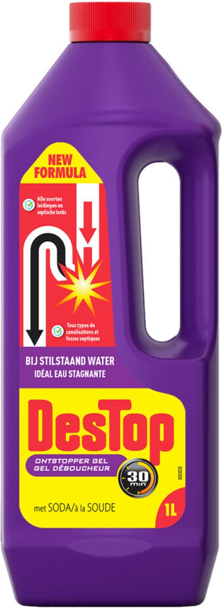 DESTOP Ontstopper gel met Soda 1L