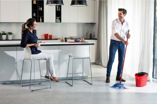 Vileda SuperMocio 3Action - Set complet + 2 recharges Microfibre Power