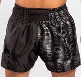Venum Logos Muay Thai Shorts Zwart Zwart  XXL - Jeans size 36