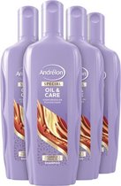 Andrélon Oil & Care Shampoo - 4x 300ml - Voordeelverpakking
