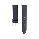 ROCK 22mm lederen vervangende polsband horlogeband in zakelijke stijl voor Huawei Watch (blauw)