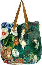 Shopper | Tas | Imbarro | Velours | Groen | 52 x 55cm |