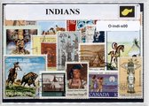 Indianen – Luxe postzegel pakket (A6 formaat) : collectie van verschillende postzegels van Indianen – kan als ansichtkaart in een A6 envelop - authentiek cadeau - kado - geschenk -