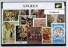 Afbeelding van het spelletje Engelen – Luxe postzegel pakket (A6 formaat) : collectie van verschillende postzegels van engelen – kan als ansichtkaart in een A6 envelop - authentiek cadeau - kado - geschenk - kaart - vleugels - hemel - christelijk - angel - liefde - engeltjes