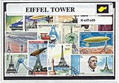 Eiffeltoren – Luxe postzegel pakket (A6 formaat) : collectie van verschillende postzegels van Eiffeltoren – kan als ansichtkaart in een A6 envelop - authentiek cadeau - kado - geschenk - kaart - parijs - la tour Eiffel - frankrijk - seine - eiffel