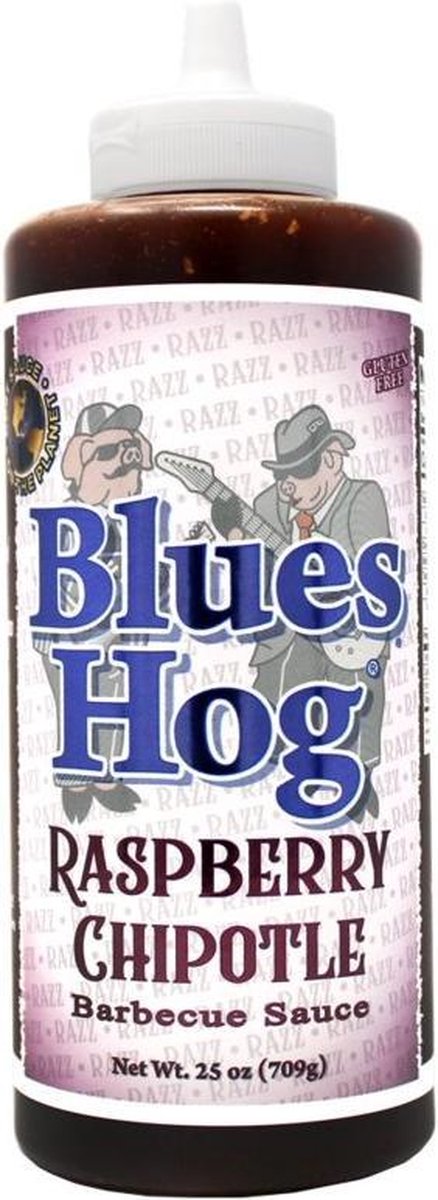 Blues Hog Raspberry Chipotle saus - glutenvrij barbecue saus - 709 gram