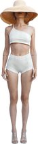 VANILLA  Assymetric Comfort BH Zonder Beugel - Lichte en Zachte Ondergoed Dames Volwassene - Ademende Sporttop Dames  / Lingerie Dames / Crop Top-L