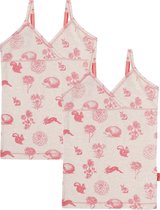 Claesen's Meisjes 2-pack Hemd- Roze Eekhoorns Print- Maat 140-146
