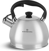 Edënbërg Classic Line - Luxe RVS Fluitketel - 2.0 L