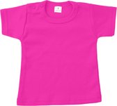 WDLS- Baby T-shirt-Maat 62/68- Korte mouw- fuchsia