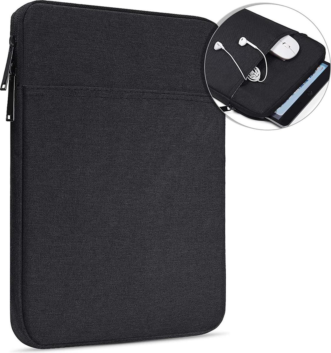 DrPhone S02 - Tablet Sleeve Hoes - Schokbestendig - Beschermhoes - Geschikt voor 9. 7 tot 10 Inch Tablets - Zwart