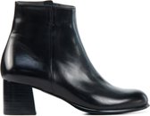 Everybody Enkellaarsjes Dames / Laarzen / Damesschoenen - Leer        - 58251 - Zwart - Maat  36
