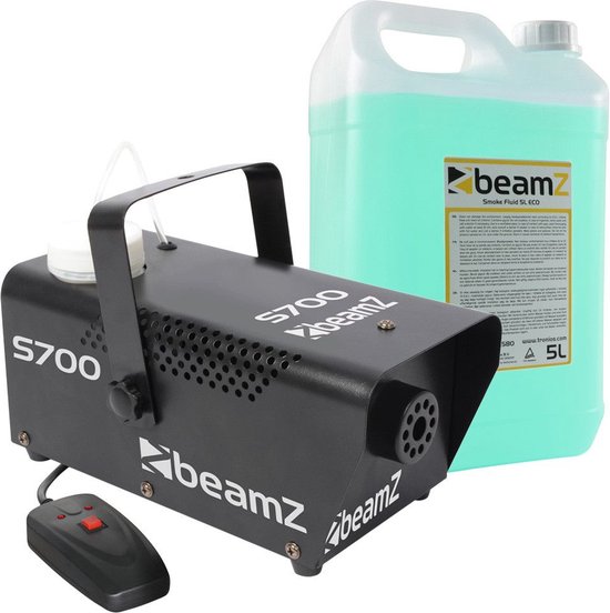 Rookmachine - Beamz S700 rookmachine 700W incl. ruim 5L rookvloeistof - BeamZ