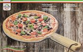 Pizzaschep | Pizzaschep voor Oven | Pizzaschep voor BBQ | Houten handvat | 30 Ø | RVS