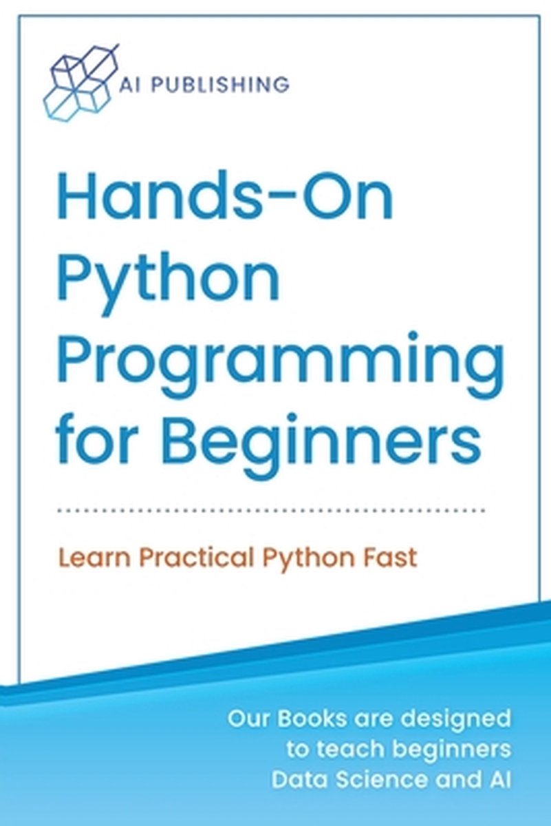 Omslag van Hands-on Python Programming for Beginners