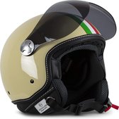 ARMOR AV-85, Italië Creme motorhelm, scooterhelm, XL,  hoofdomtrek 61-62cm