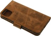 Made-NL vier pasjes (Samsung Galaxy S20) book case Vintage Bruin Kras Leer schijfmagneet