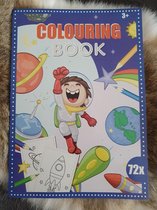 Colouring book ruimtevaart, 72 blz