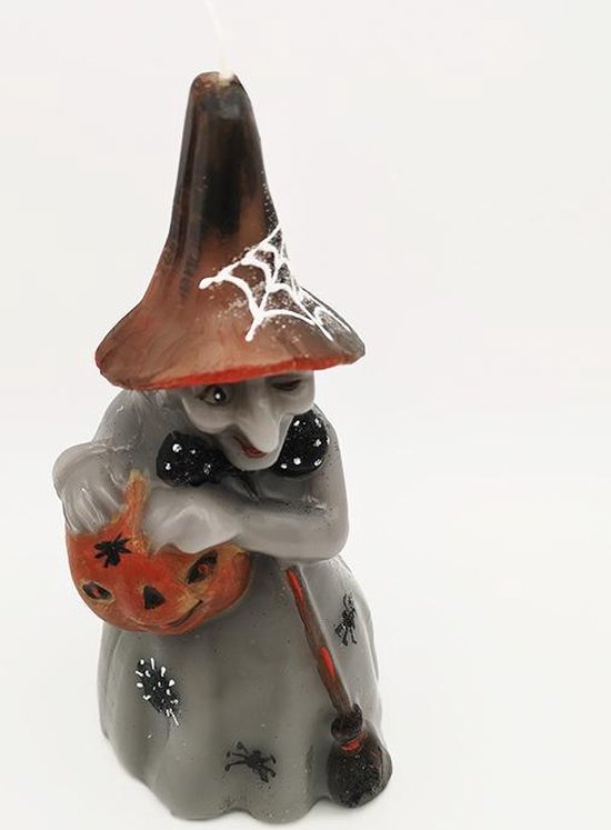 Halloween kaars Schattige Heks