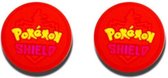 FSW-Products - Thumb grips - 1 Paar = 2 Stuks - Nintendo Switch & Lite - Joystick/Controller Grips - Joy-Con Thumbsticks - Thumbgrips - Switch grips - Pokémon Shield - Rood