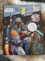 Megacolor kleurboek Star wars grijs