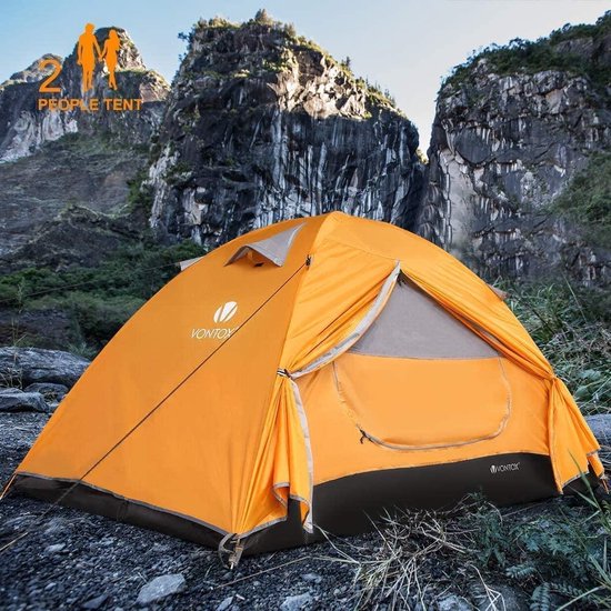 Tente pour 1 et 2 personnes, ultra-légère, imperméable, 3-4 saisons, pour  trekking,... | bol.com